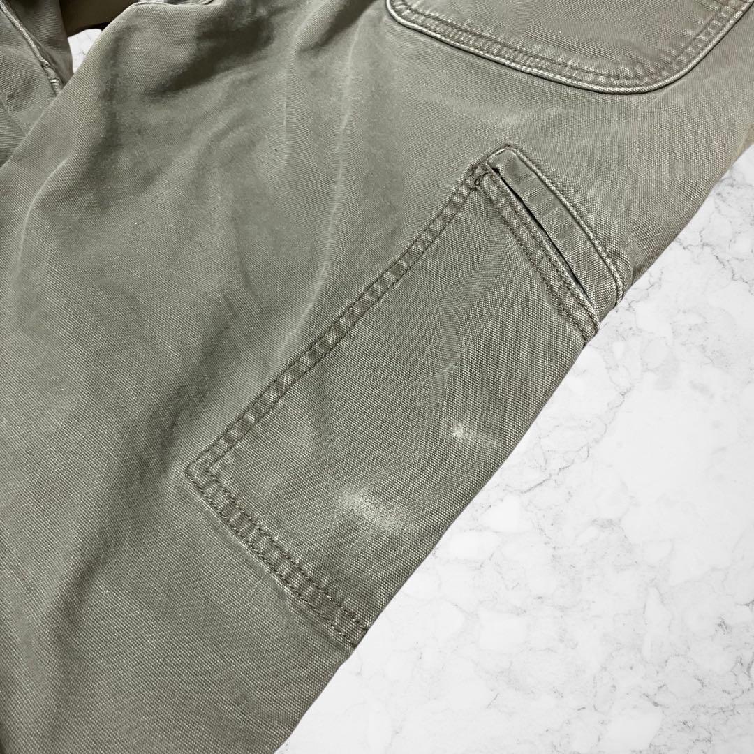 な*せ様 carhartt ダブルニー　ワークパンツ　リラックスフィット　オリー
