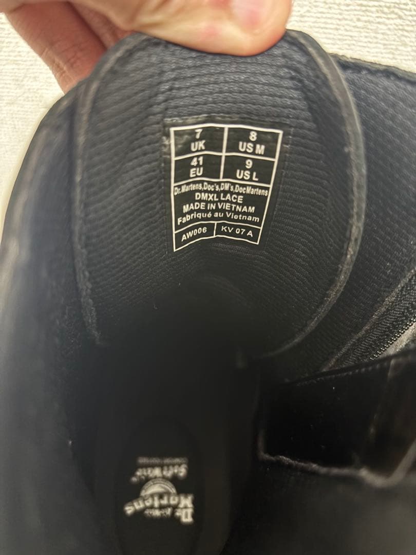 値下げ不可　新品最安値　Dr.Martens DMXL LACE 8ホールUK7