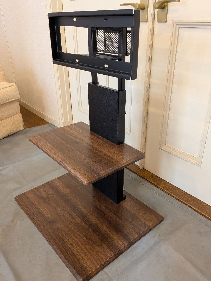 ニトリ壁寄せ角度スイングタイプスタンド式テレビ台 2段収納　３２ー５５インチ対応