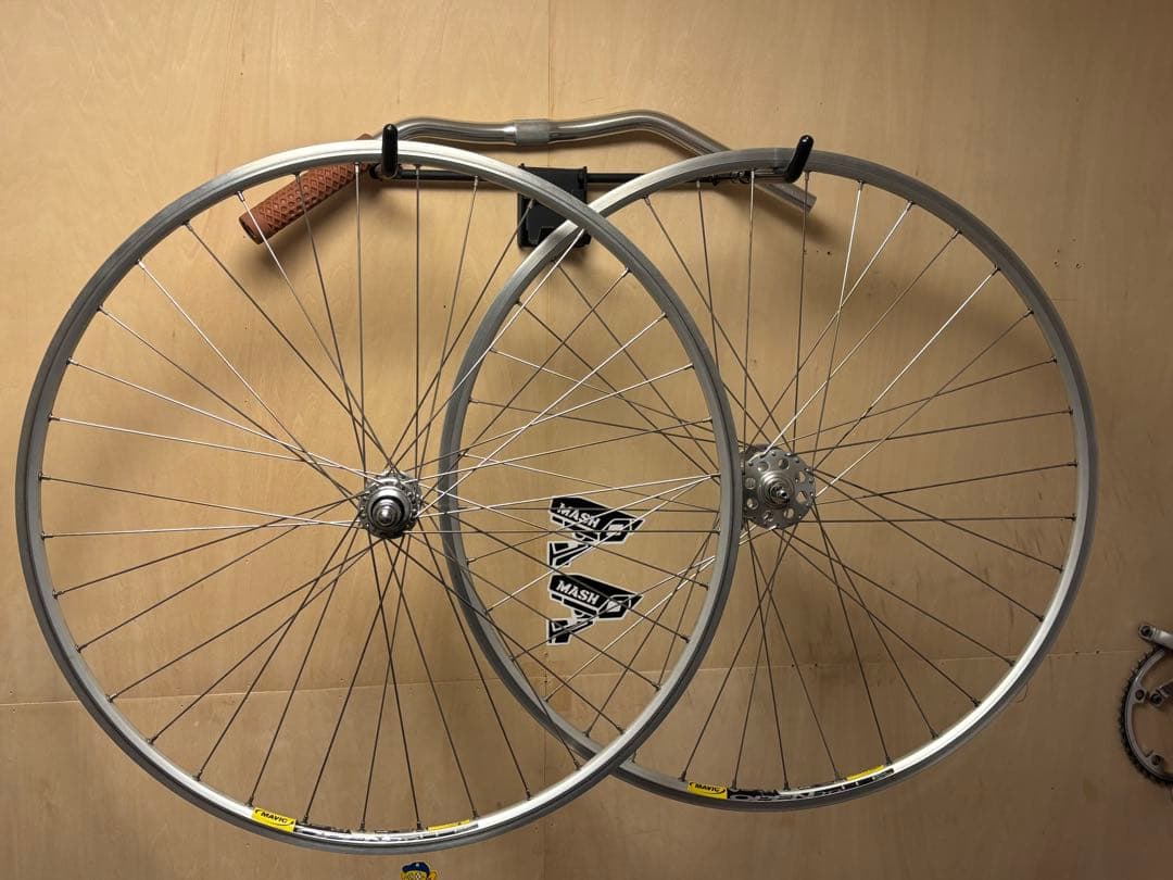 mavic open pro シルバー　36h ピストバイク　ホイールセット