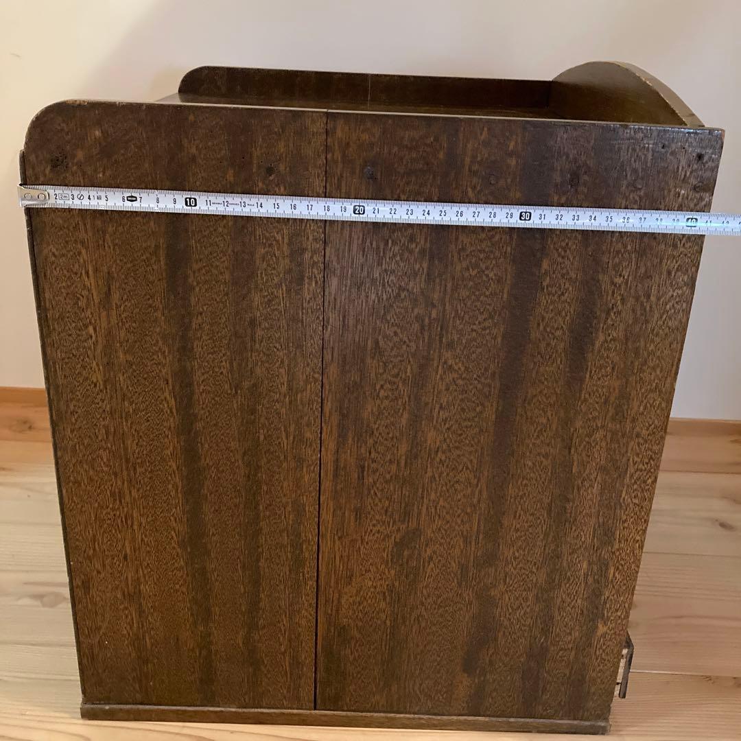 手芸店　什器　木製引き出し収納　￼骨董市