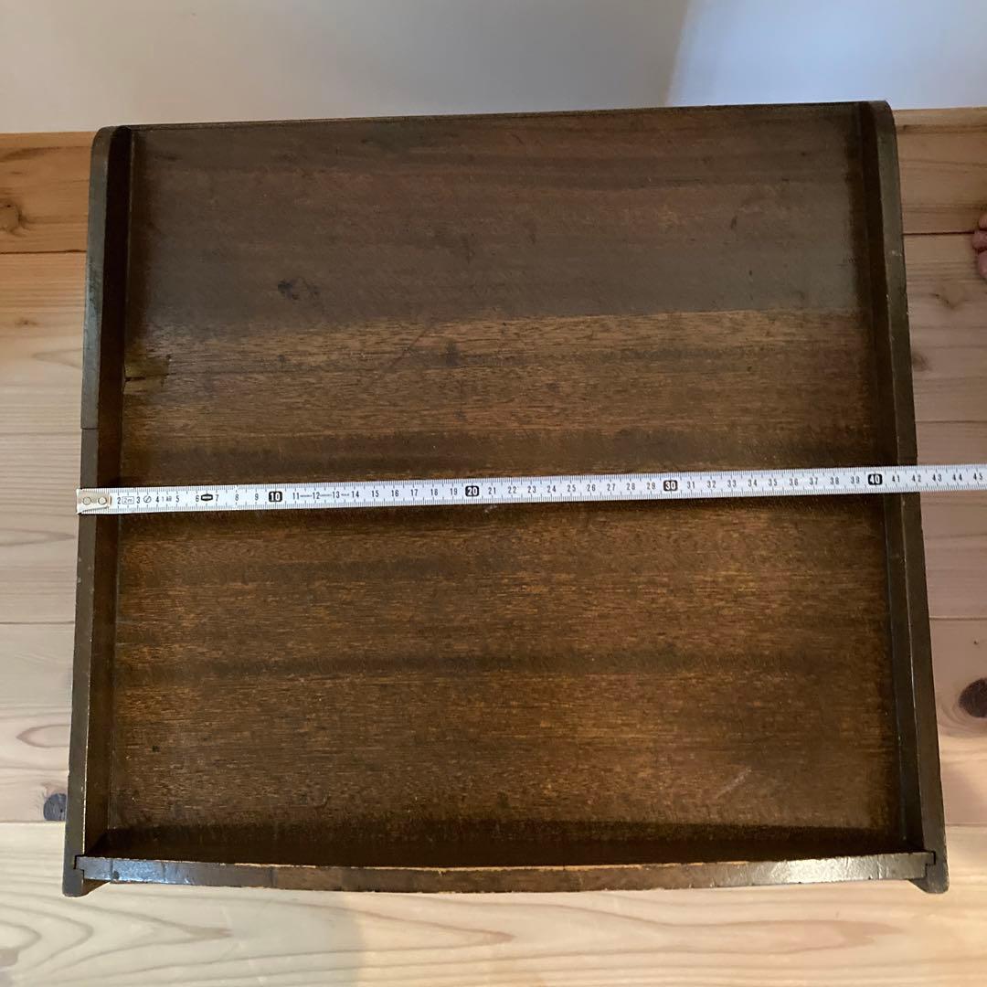 手芸店　什器　木製引き出し収納　￼骨董市