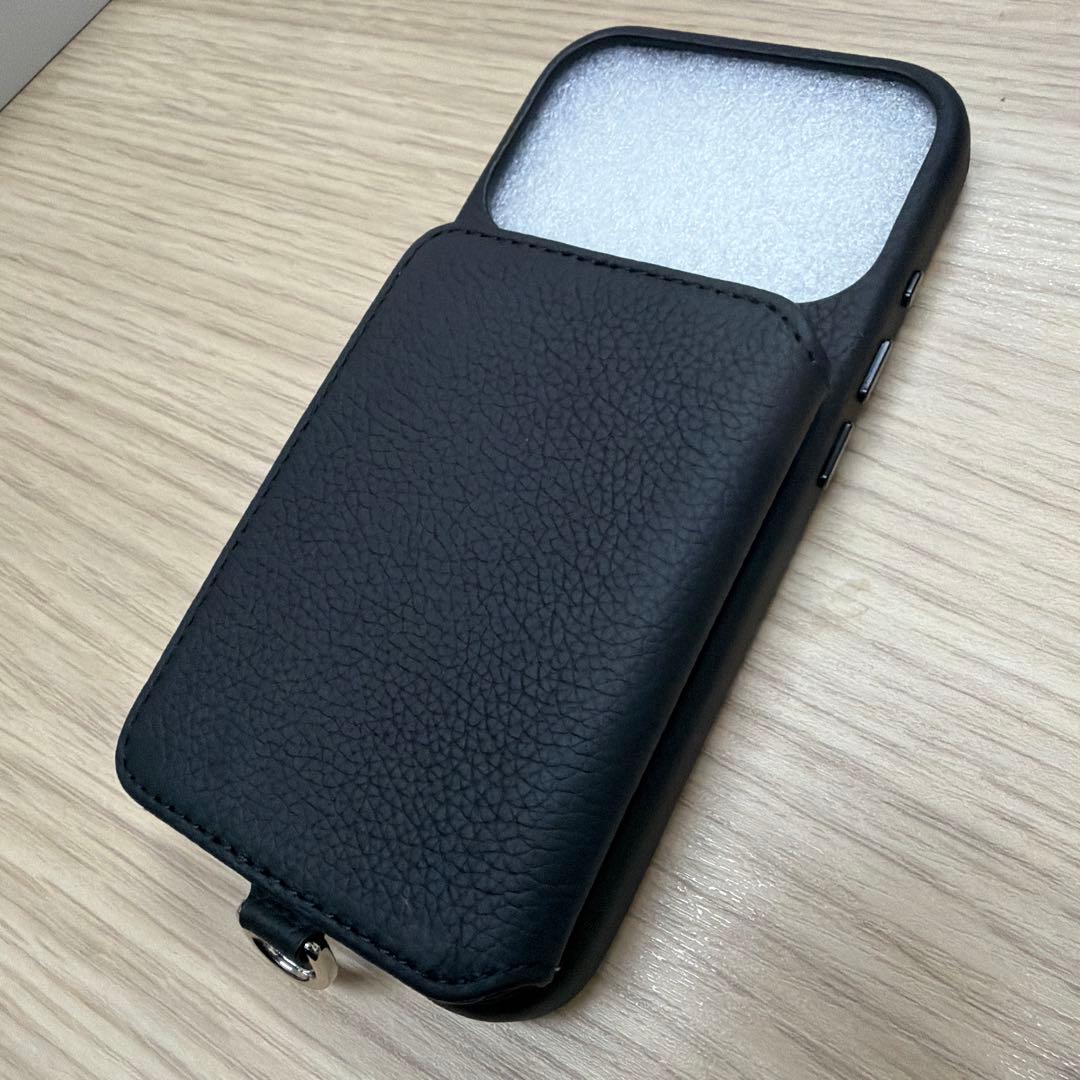 DEMIU デミュウ　POCHE FLAT iPhone 17Pro ブラック