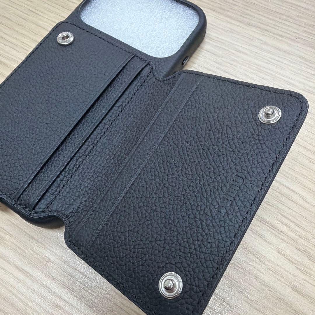 DEMIU デミュウ　POCHE FLAT iPhone 17Pro ブラック