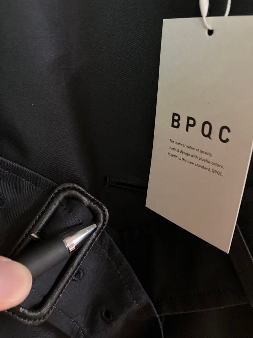 BPQC ネイビー トレンチコート(三越伊勢丹)日本製
