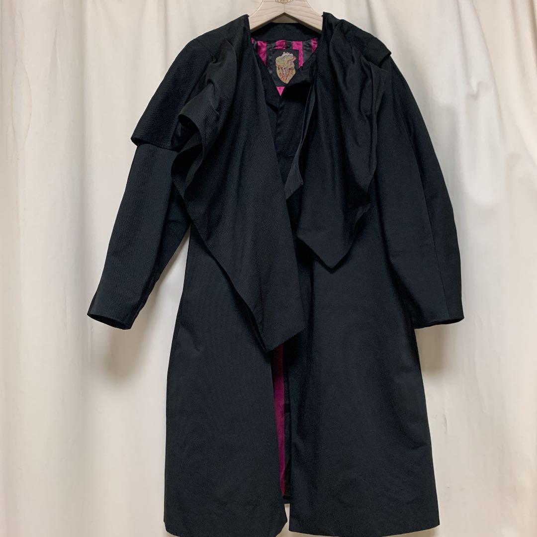 あちゃちゅむ リボン ロング コート ジャケット