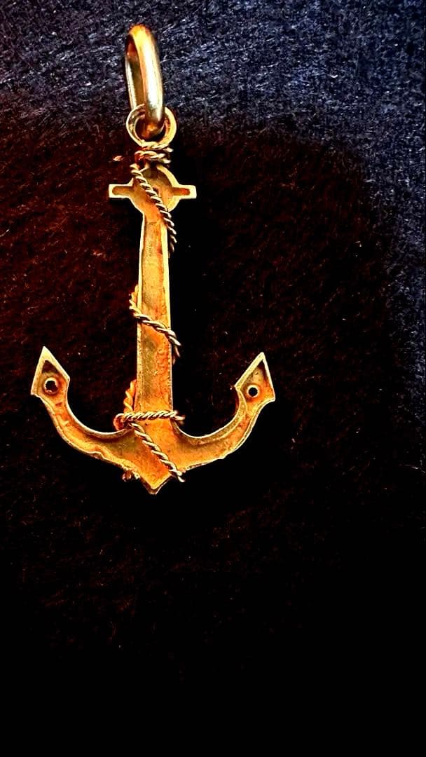 k15 金 アンカー型ペンダントトップ 6.12g