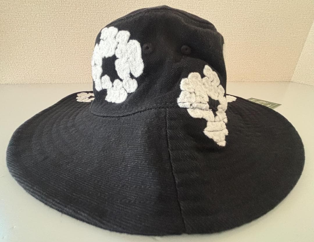 帽子 Denim Cotton Wreath Bucket Hat