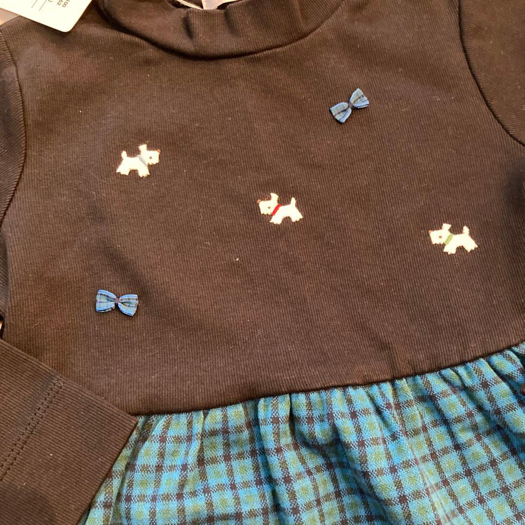 椰*子様 最終お値下げ♡familiar♡長袖ワンピース♡100♡