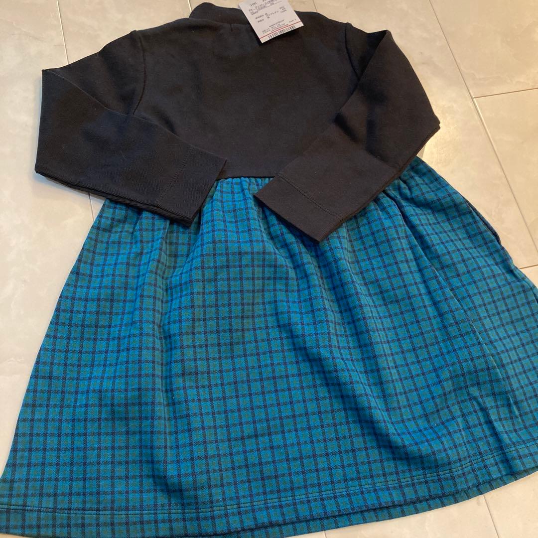 椰*子様 最終お値下げ♡familiar♡長袖ワンピース♡100♡