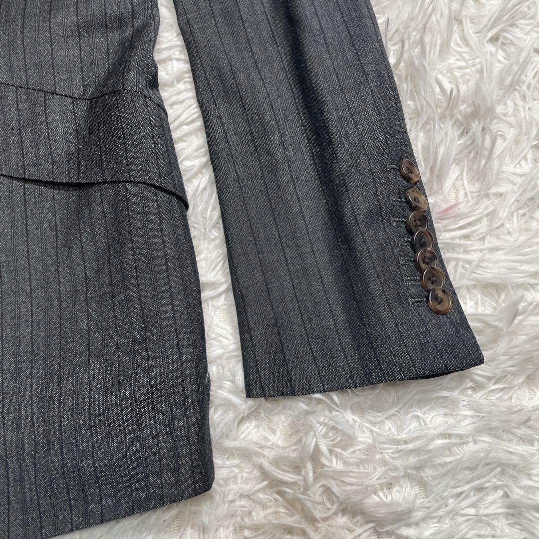 ポールスミスコレクション　REDA セットアップ　スーツ　グレー　ストライプ　M