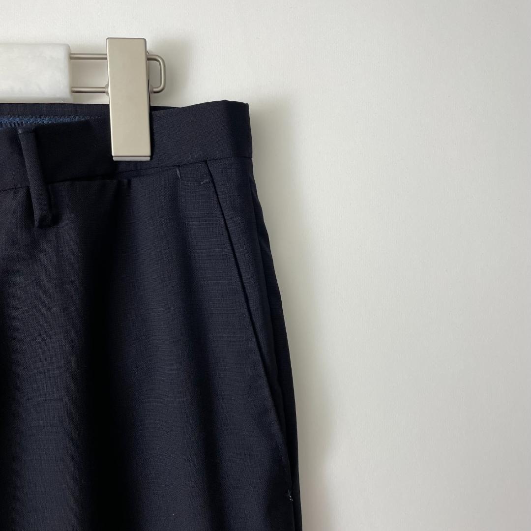 INCOTEX 46 (jb) スリムフィット スラックス パンツ ネイビー 紺