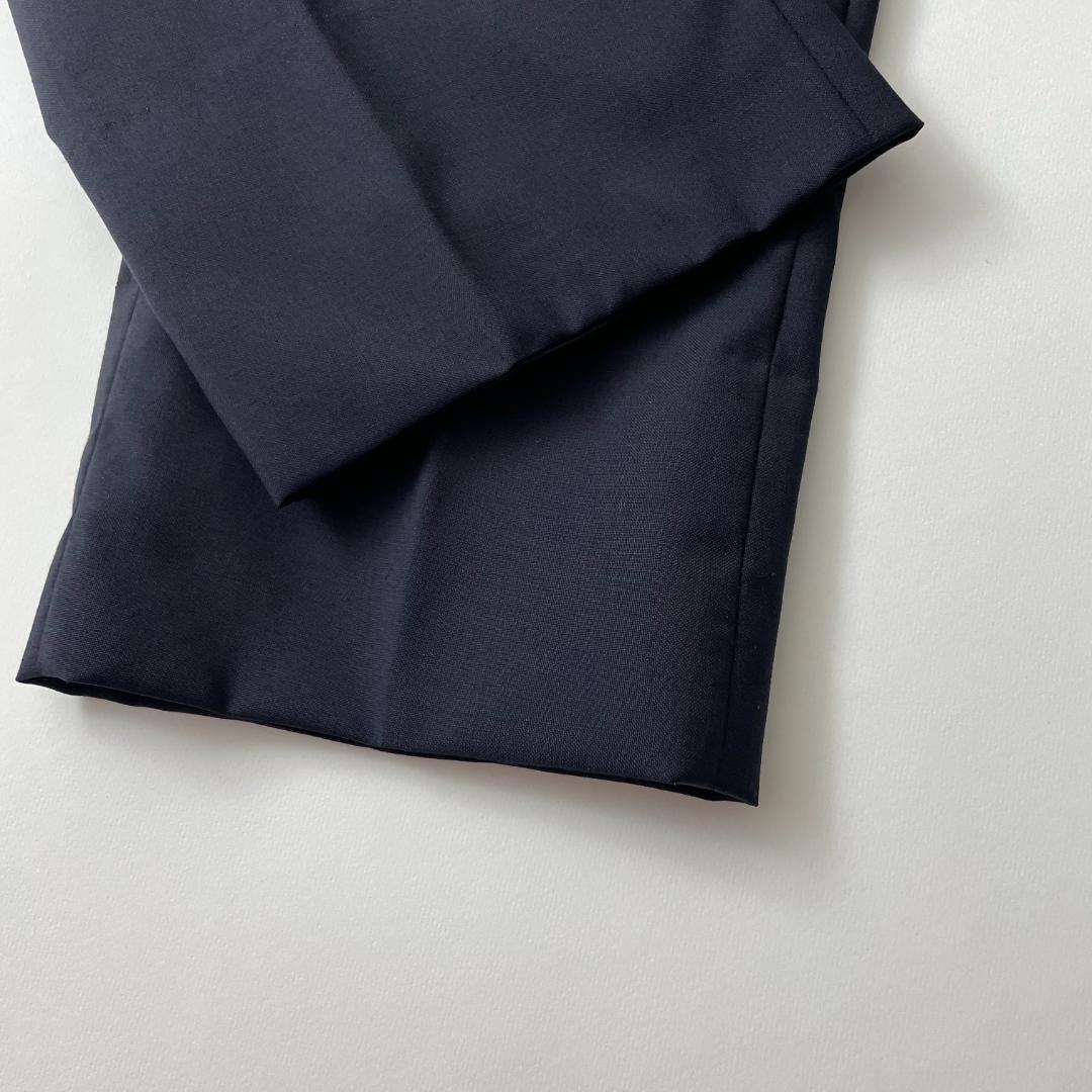 INCOTEX 46 (jb) スリムフィット スラックス パンツ ネイビー 紺