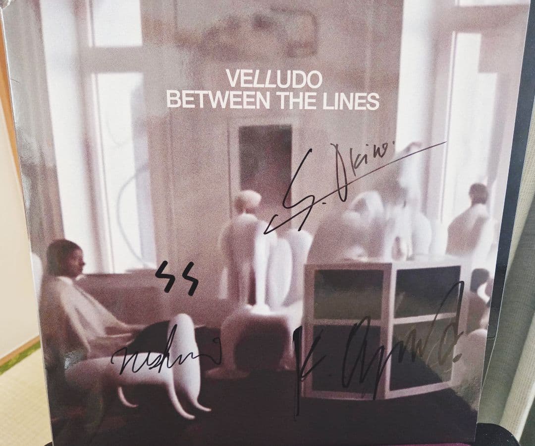 サイン入り!新品未使用! VELLUDO BETWEEN THE LINES