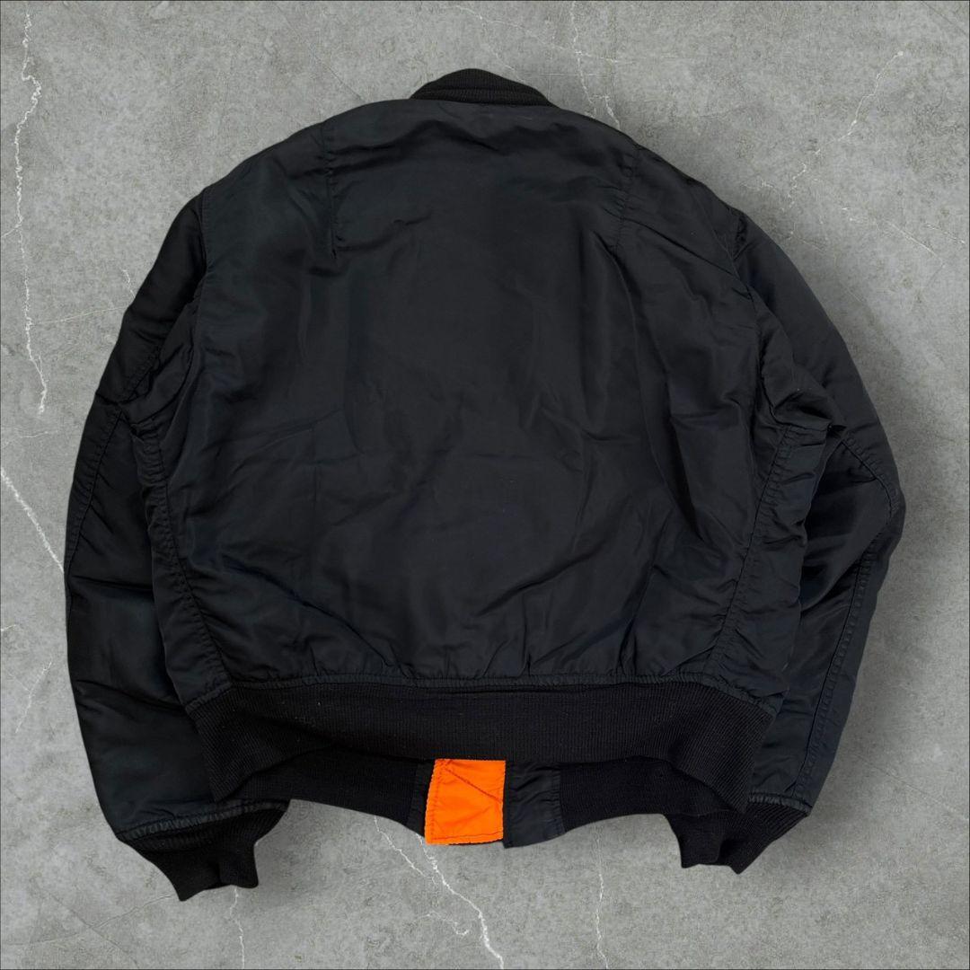 希少 80s ALPHA INDUSTRIES MA-1 IDEAL 黒