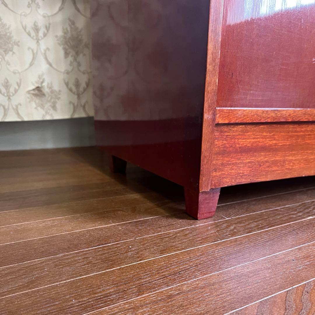 【アンティーク】木製 パタパタ下駄箱 靴箱 シューズボックス 収納棚 古民家