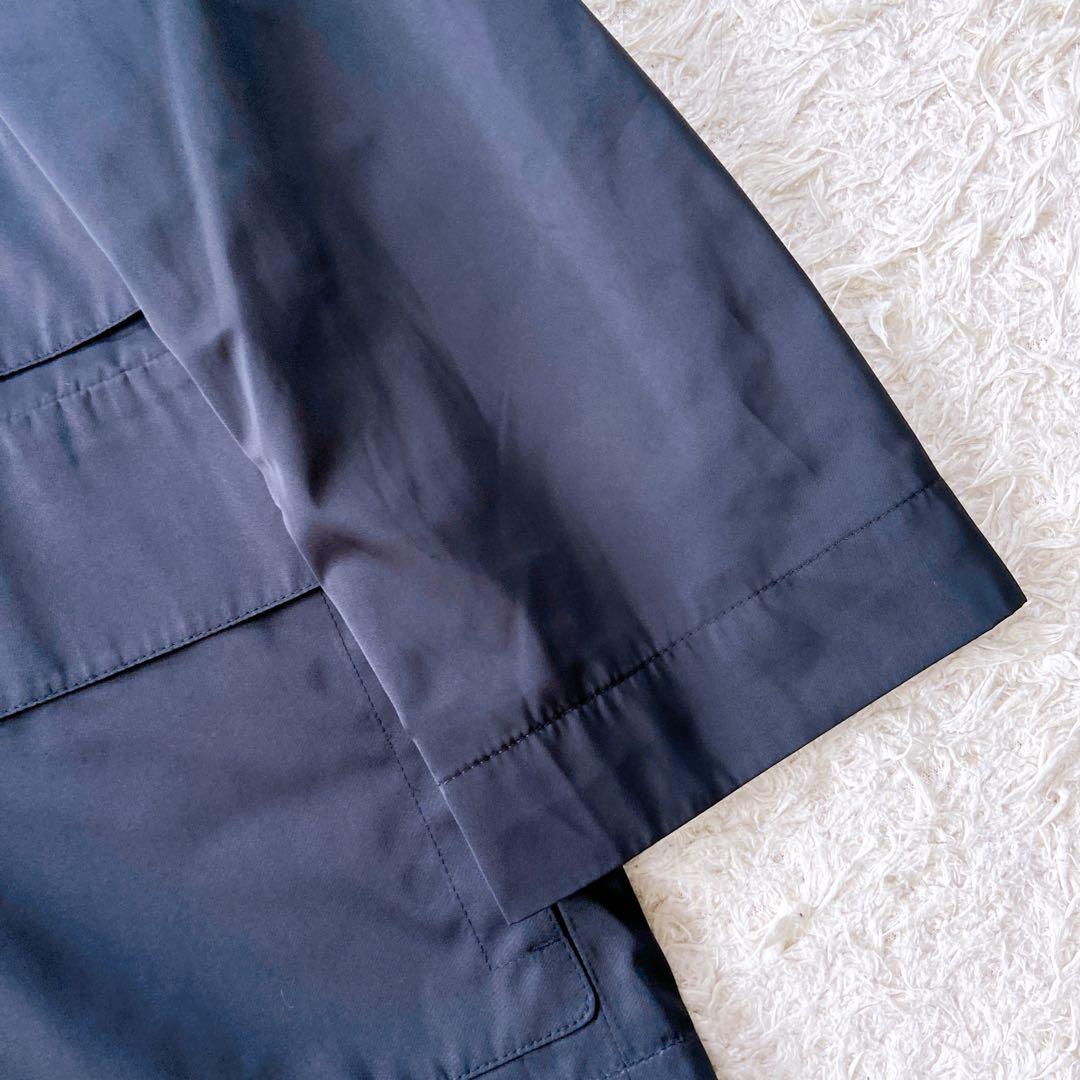 美品　アクリス　2way スプリングコート　ハーフコート　ブラック　M相当