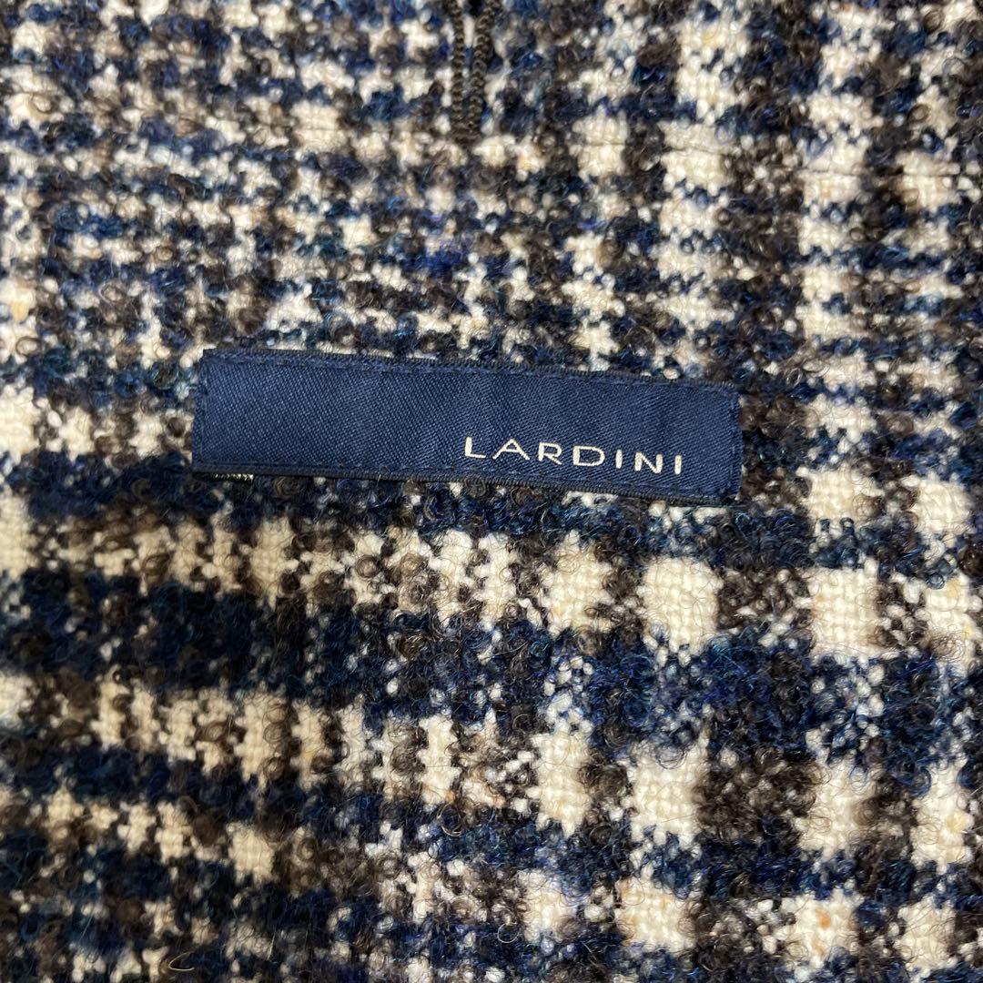 LARDINI チェスターコート チェック柄 46