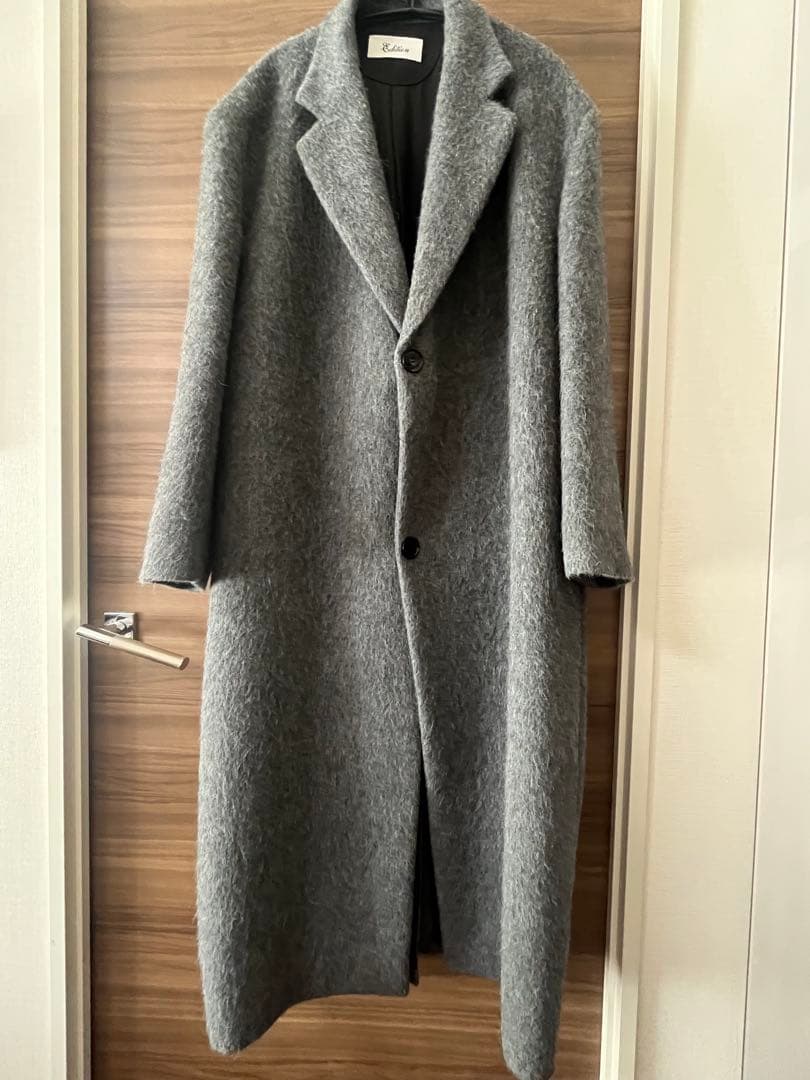 完売カラー　EDITION アルパカシャギー チェスターコート