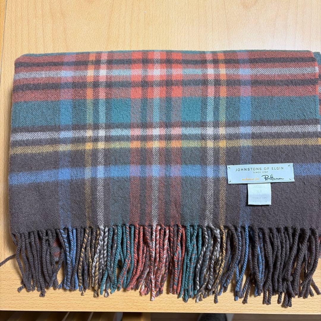 【最終値下】johnstons ジョンストンズ ロンハーマン マフラー ストール