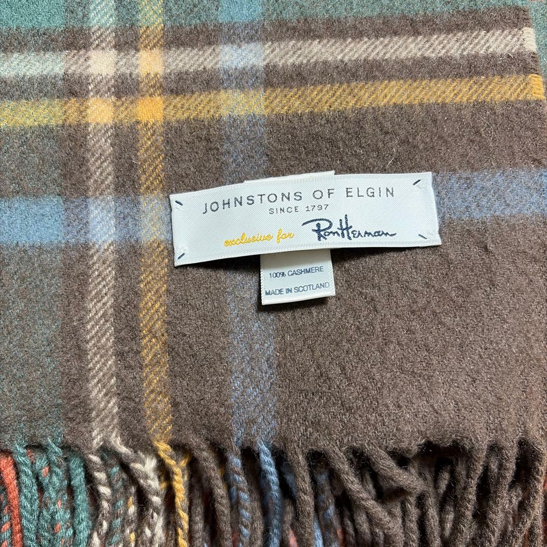 【最終値下】johnstons ジョンストンズ ロンハーマン マフラー ストール