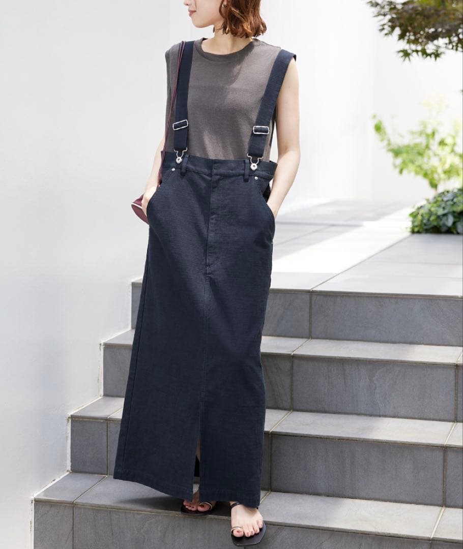 新品⭐︎SLOBE IENA（スローブイエナ）のハイウエストジャンパースカート