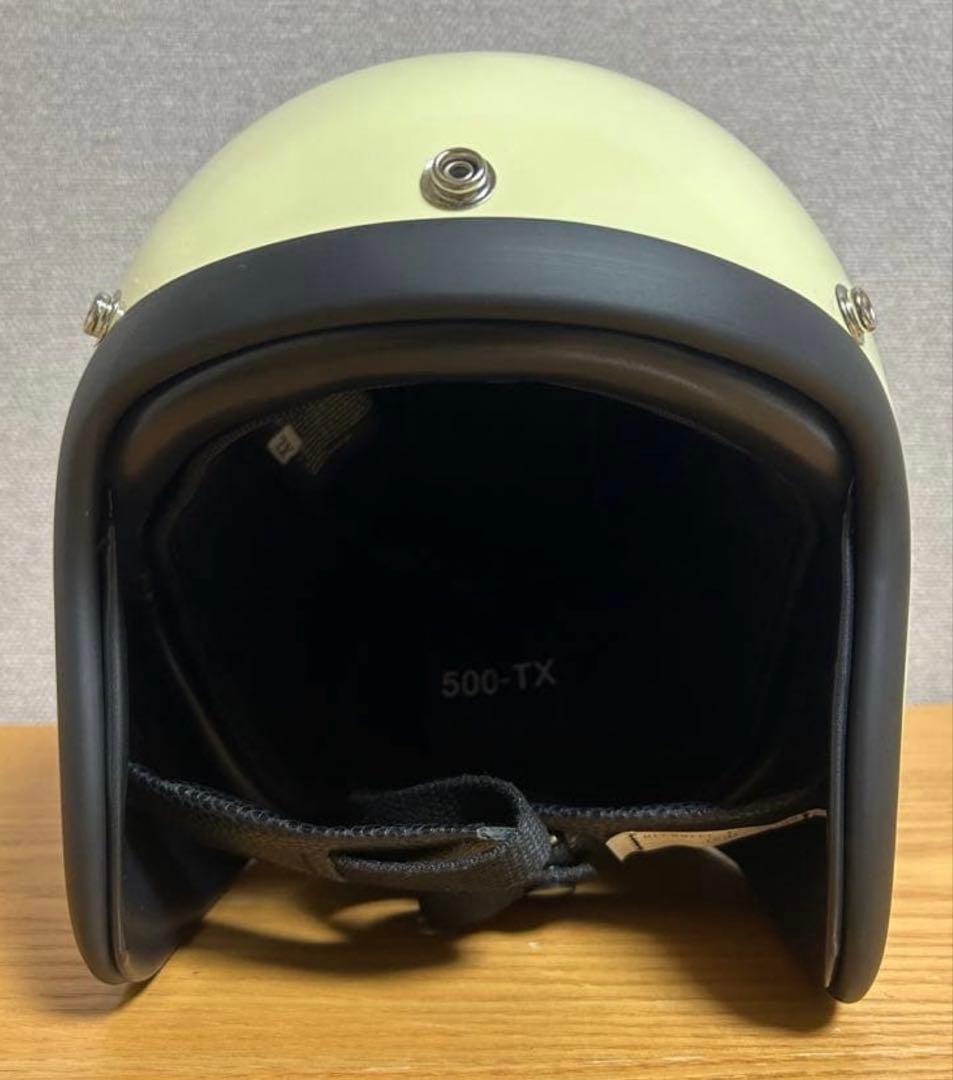 ジェットヘルメット　500TXタイプ XL tt&co クリーム、ホワイト