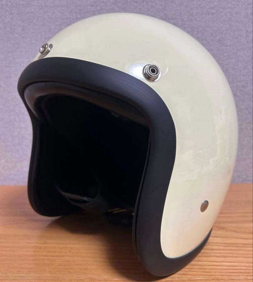 ジェットヘルメット　500TXタイプ XL tt&co クリーム、ホワイト