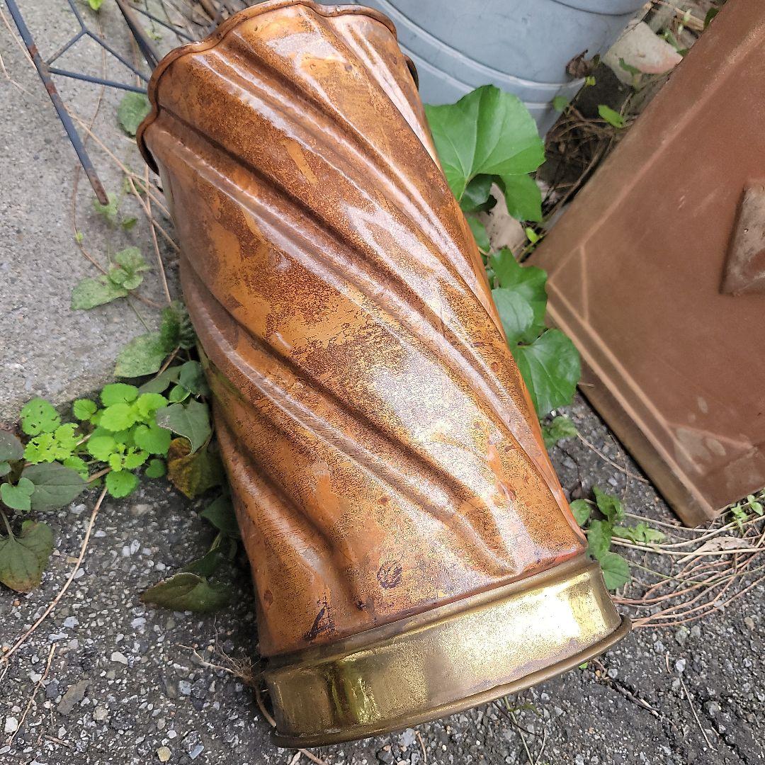 傘立て　銅製品　イタリア製