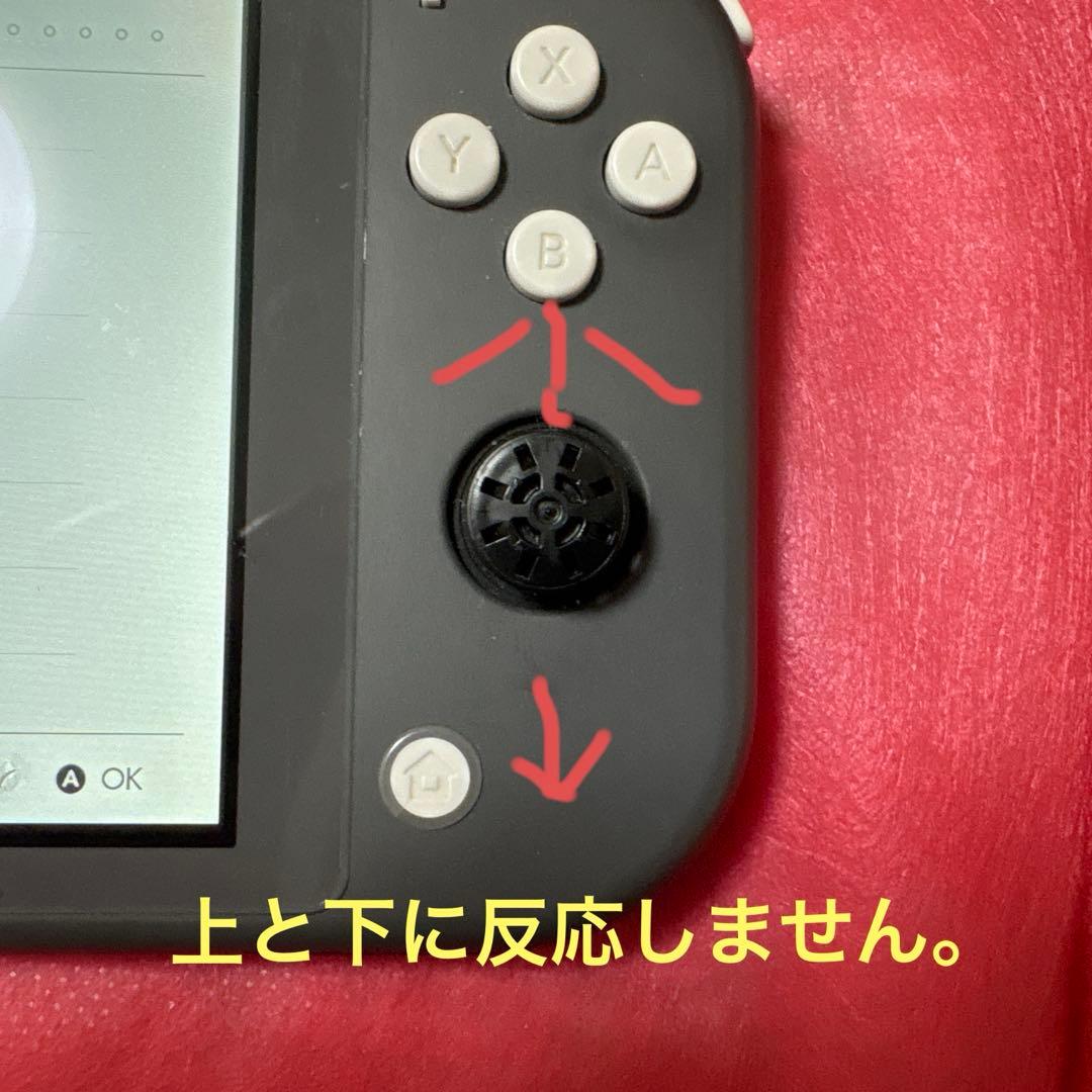 nintendo switch lite ブラック※ コントロールで一部不具合