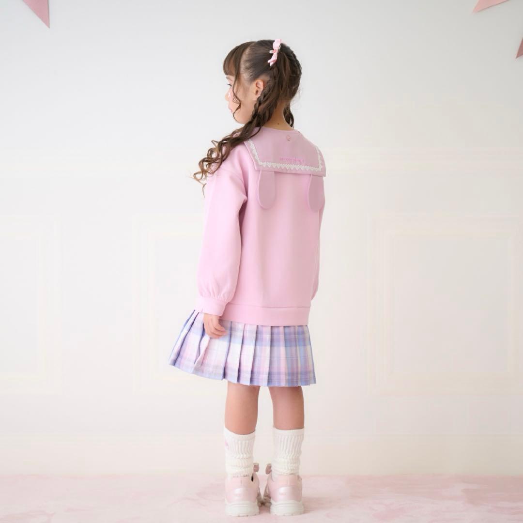 リ*す様 美品　メゾピアノ　マイメロディ　裾プリーツ2wayセーラーワンピース