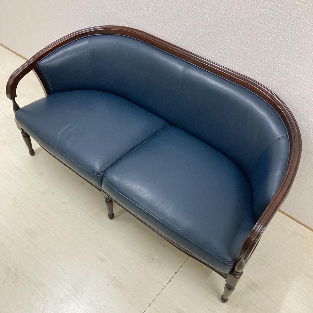 【マルニ】ブリティッシュコレクション　KENT-COURT　本革　2人掛けソファ