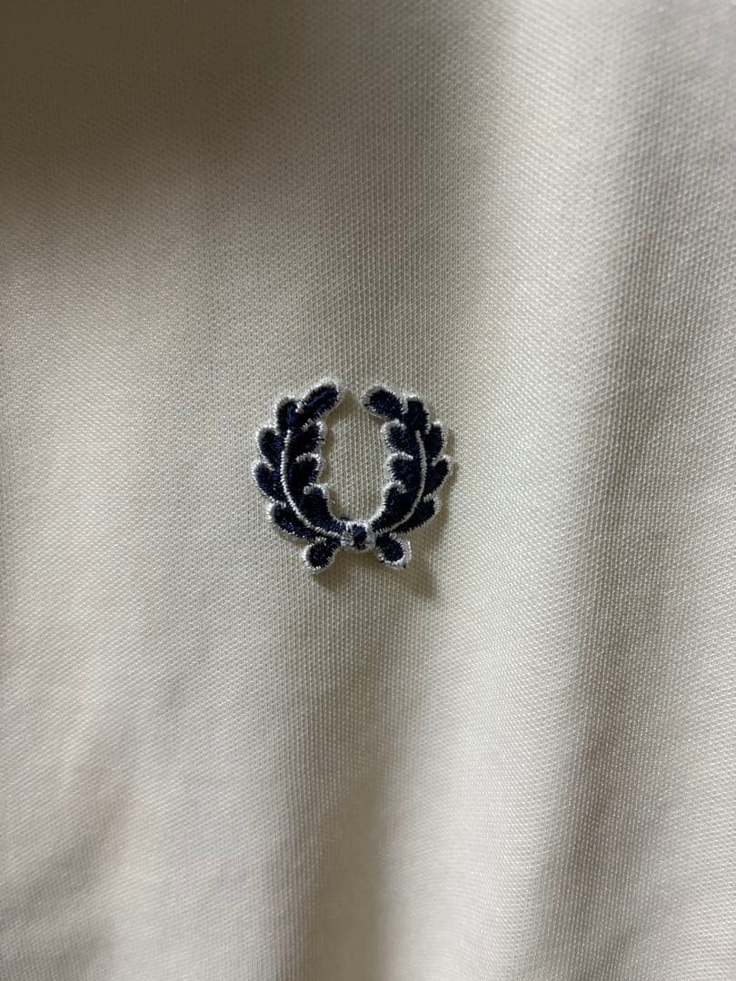 90s Fred Perryトラックジャケット M刺繍 vintageベージュ