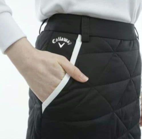 新品　キャロウェイ　中綿スカートLL　黒ブラック定価16500円