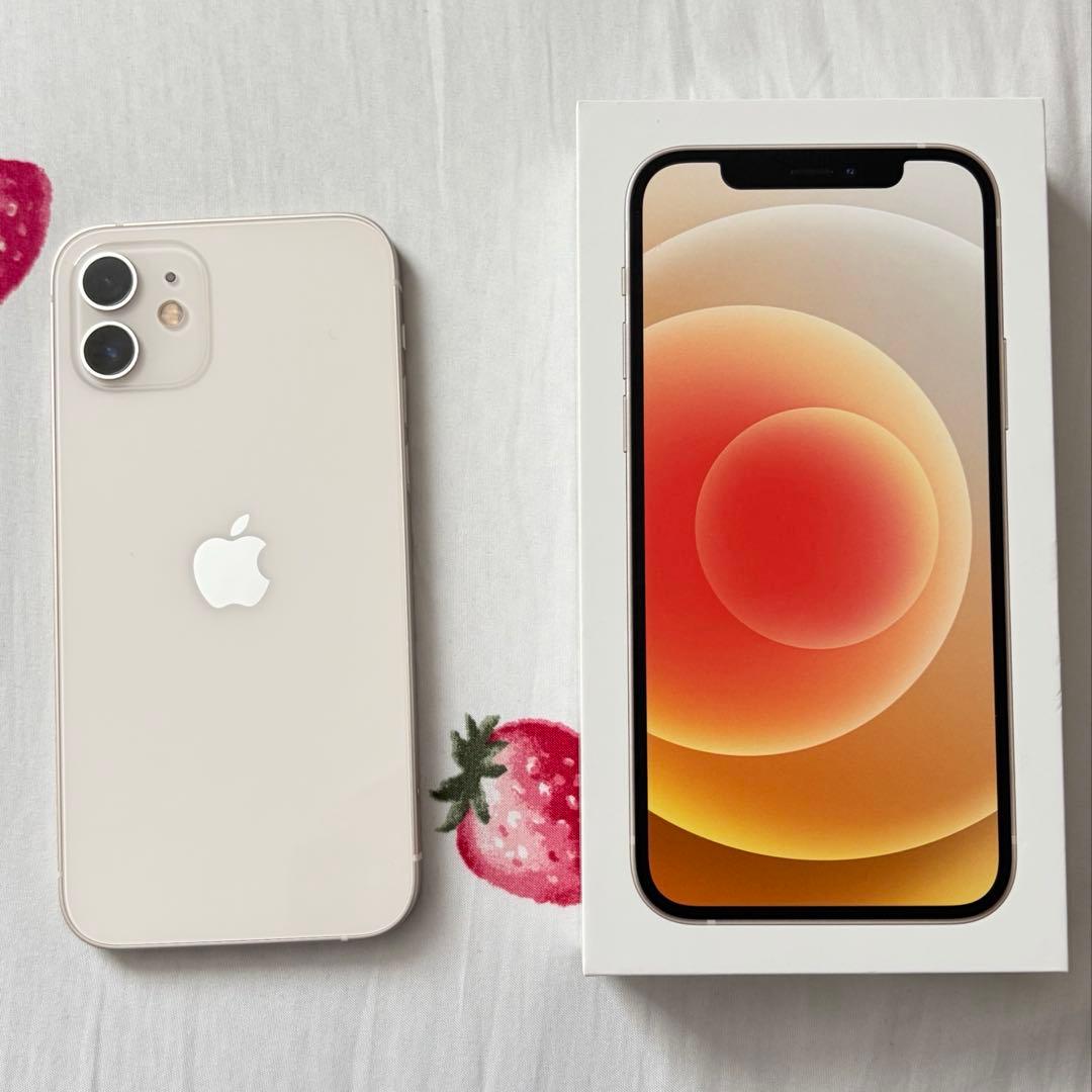 iPhone12 本体 64GB ホワイト SIMフリー 初期化済み