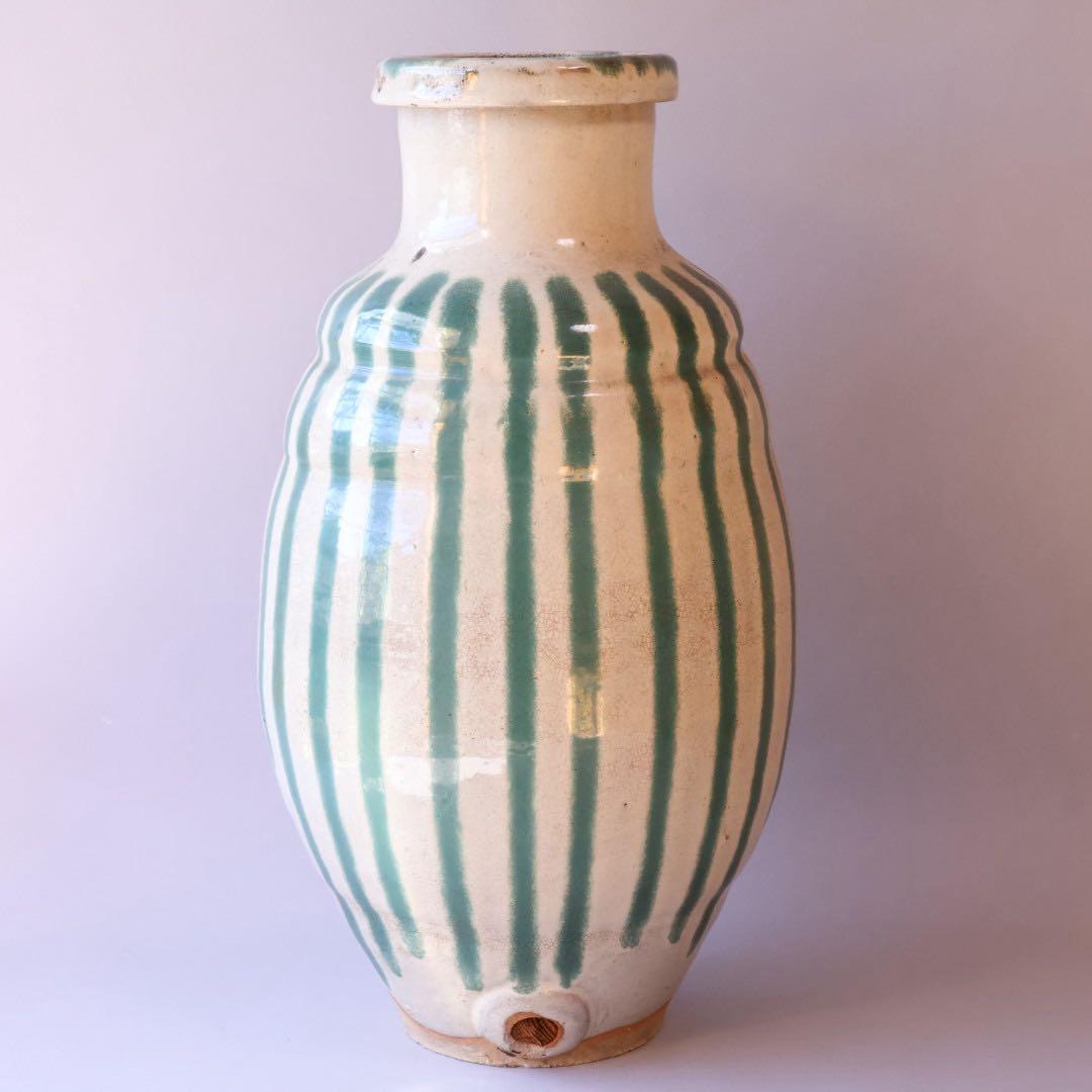 時代物 すだれ壺 約46.8cm