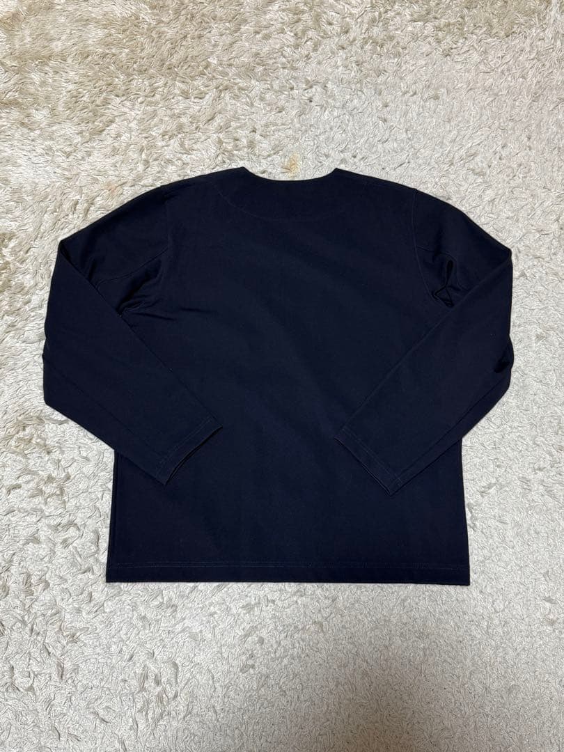 Jackman ジャックマン ノーカラージャケット L ネイビー