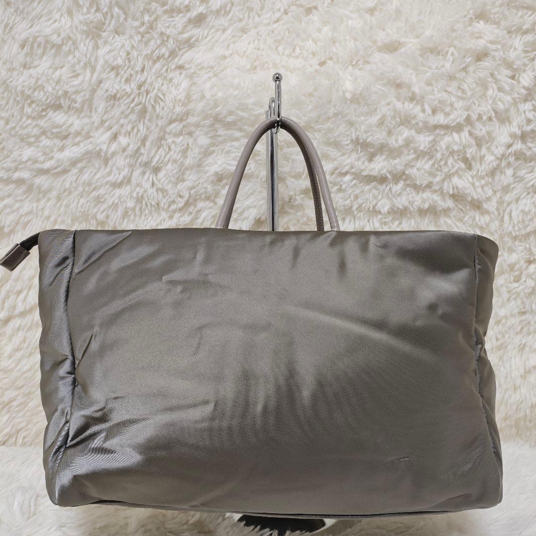 極美品✨DIESEL ナイロン トートバッグ グレー 2wayショルダー A4可