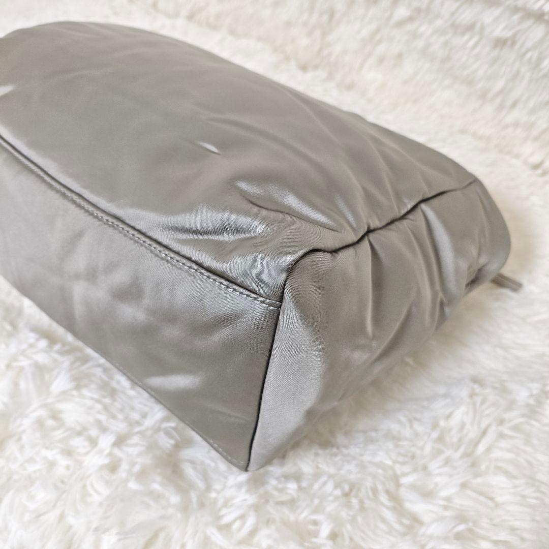 極美品✨DIESEL ナイロン トートバッグ グレー 2wayショルダー A4可