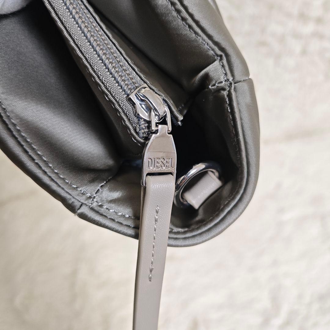 極美品✨DIESEL ナイロン トートバッグ グレー 2wayショルダー A4可