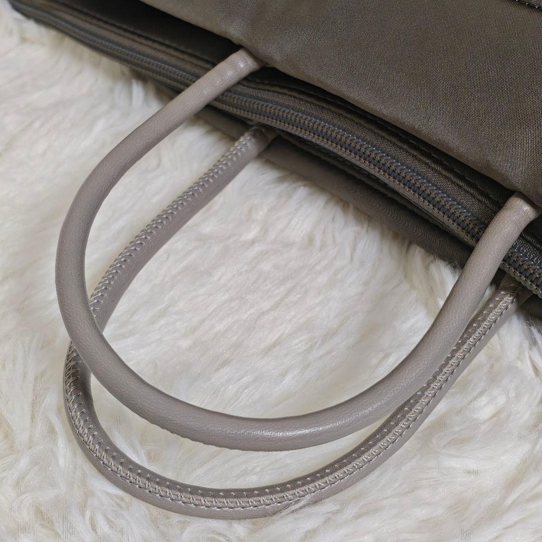 極美品✨DIESEL ナイロン トートバッグ グレー 2wayショルダー A4可