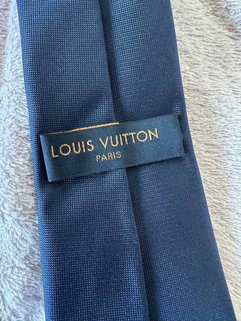 LOUIS VUITTON ネイビー ネクタイ 箱付き