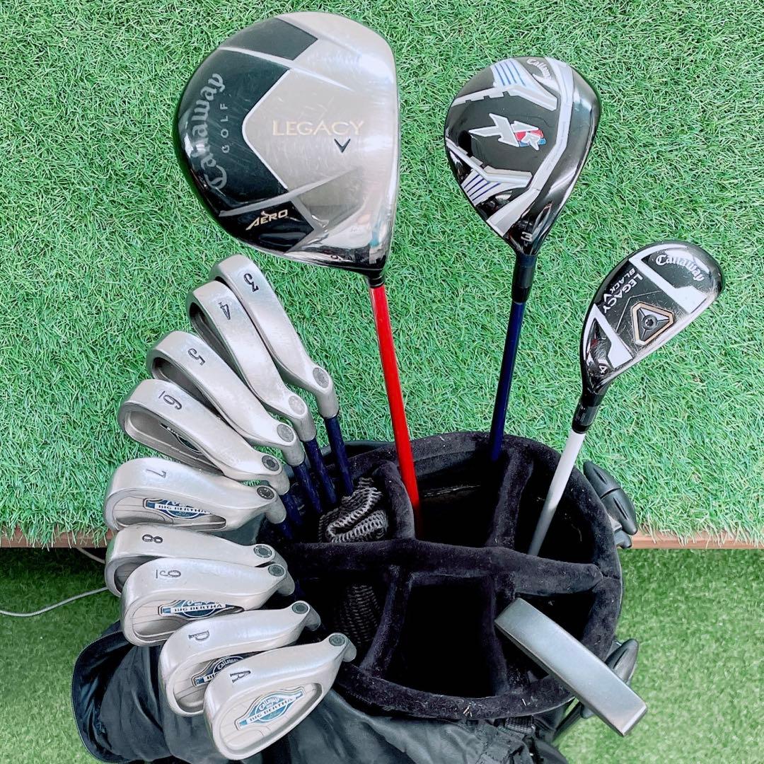 キャロウェイ　レガシー　エアロ　ゴルフクラブ　メンズセット　初心者　N2115