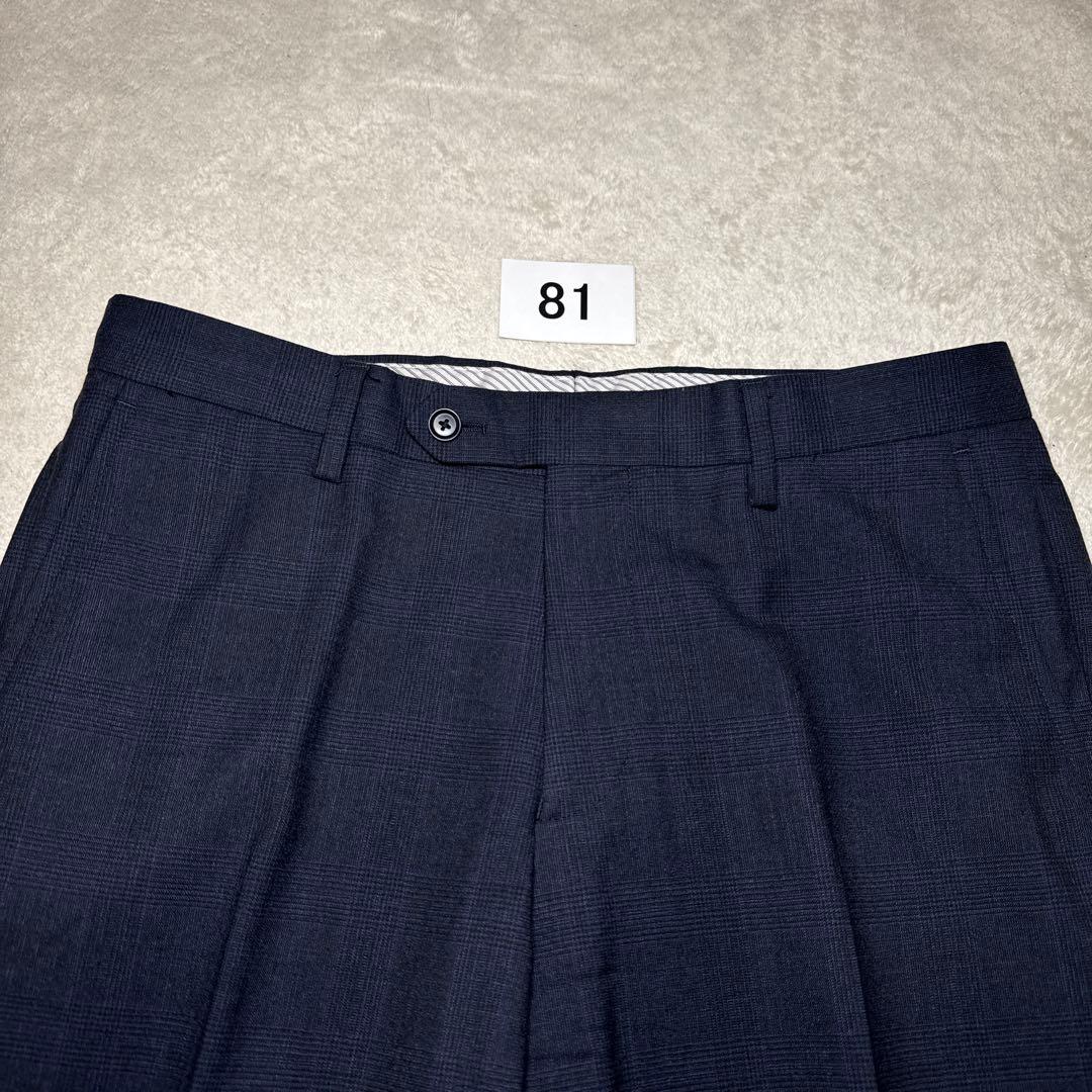 81 未使用　グリーンレーベル　スーツ　ネイビー　46 M 80 STRONA
