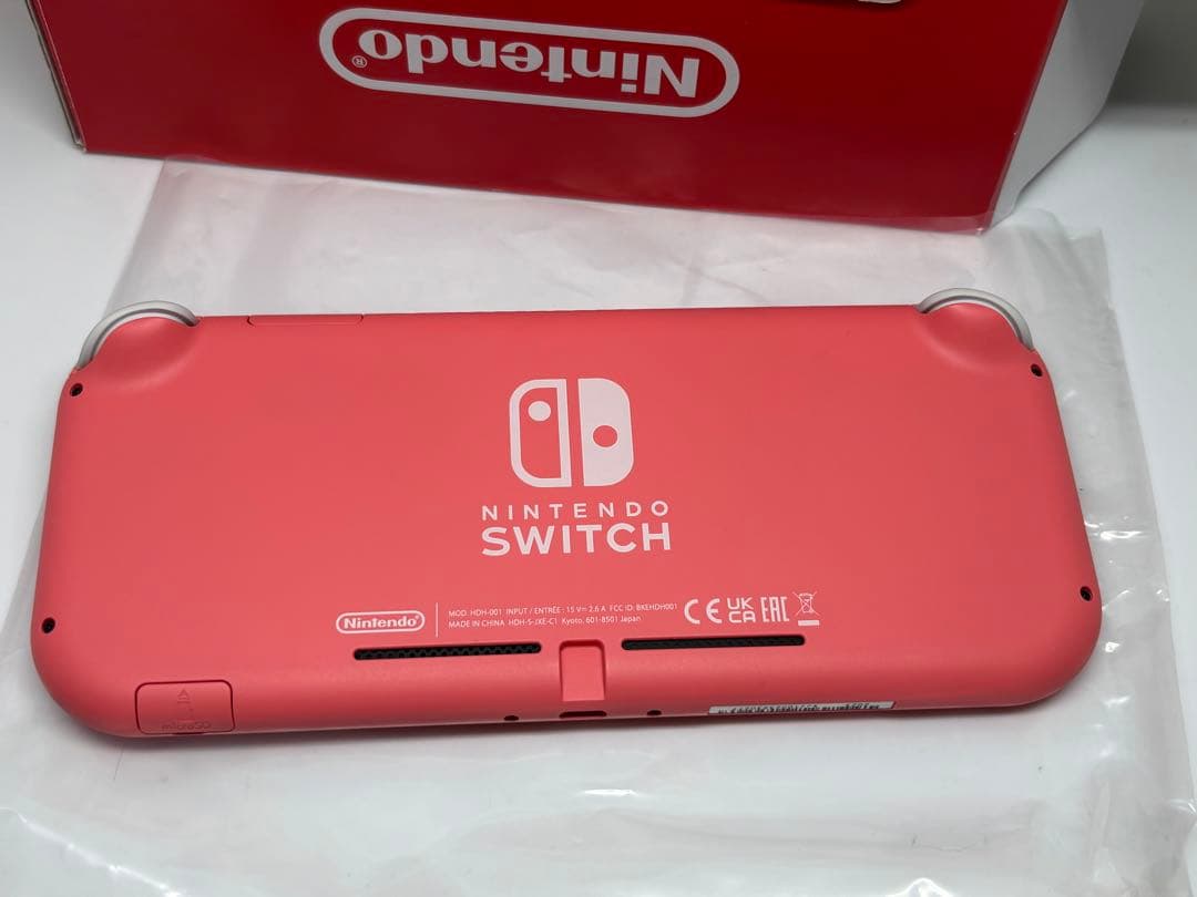 ほぼ新品級の美品！Nintendo Switch Lite コーラル 本体 完品