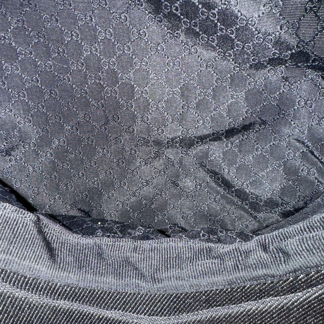 GUCCI グッチ　ブラック ハンチング　ハット　帽子　希少