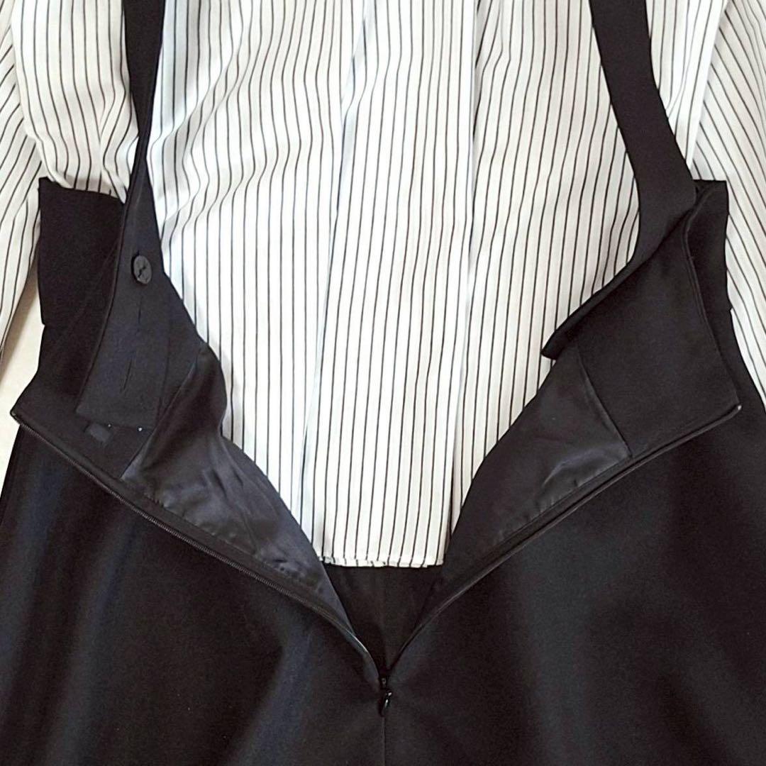 B2100 アリサナ スーツ 卒業式 黒 ロングスカート セットアップ 165