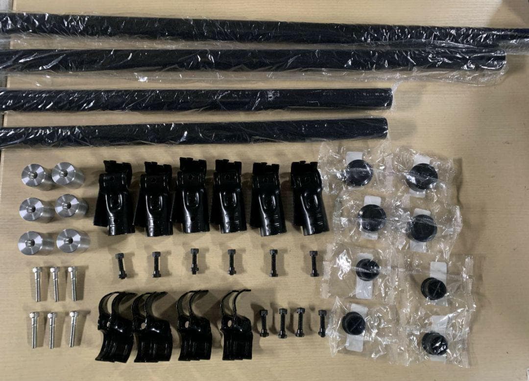 イレクターパイプ　安心のアルミ製品　軽量で高強度　エブリイDA17　ロッドホルダ