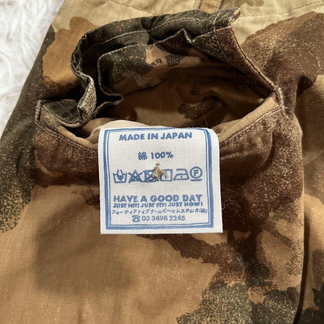 美品✨45R 七つの海迷彩の908パンツ　迷彩　カモフラ　 2サイズ