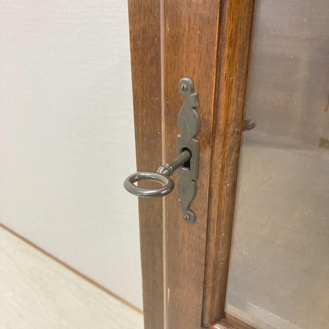 アンティーク キュリオケース 飾り棚 ショーケース キャビネット